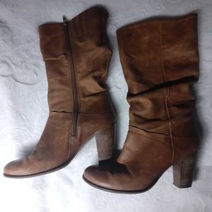 Steve Madden zipper boots EUC